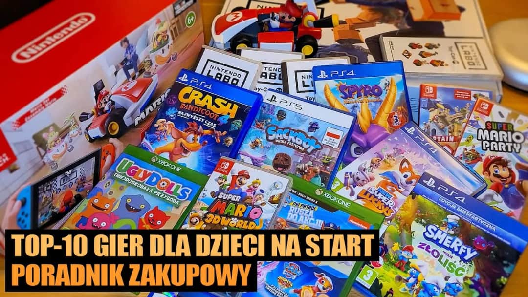 Najlepsze gry dla dzieci – bezpieczne i edukacyjne propozycje dla każdego wieku
